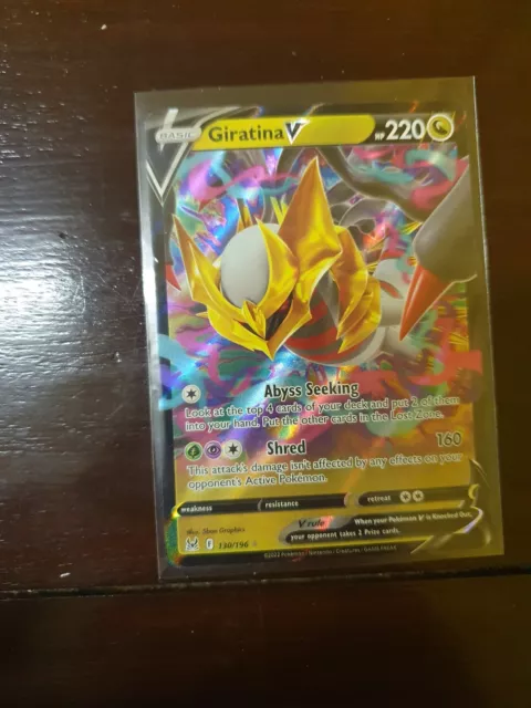 Pokemon - Giratina V 130/196 - Lost Origin Ultra Rare Card