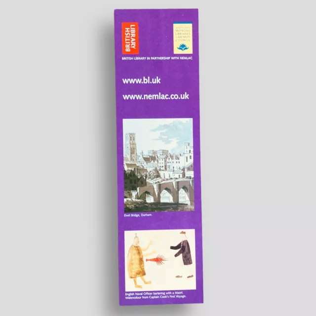 British Library & Nemlac Collectible PROMOTIONAL BOOKMARK