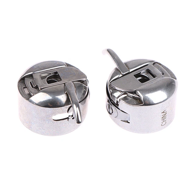 2 piezas máquina de coser metal caja bobina máquina de coser accesorios ZR