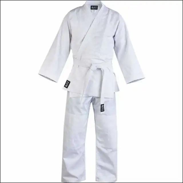 Blitz Sports Lightweight Adult Judo Suit - White Judo Uniform Gi Suit