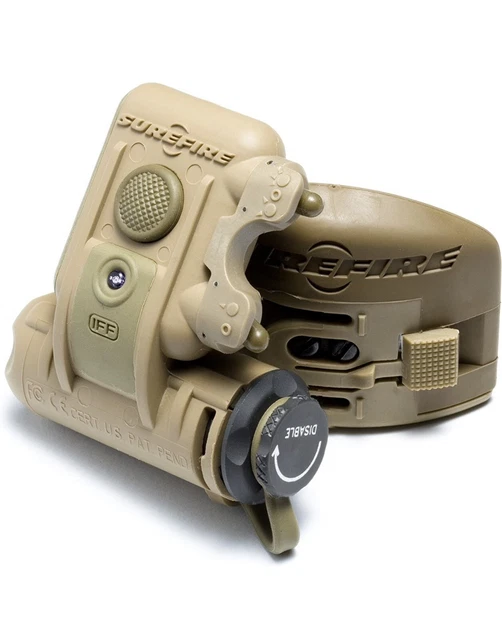 SureFire HL1-C-TN Helmet Light, 3V, 1.4-19.2 lu, Red/White Infrared LED - Coyote SureFire HL1-C-TN Helmet Light, 3V, 1.4-19.2 lu, Red/White Infrared LED - Coyote