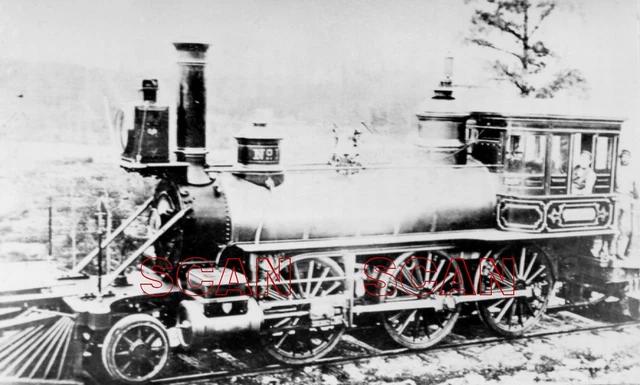2D302 2NDGEN RP 1884/1960s LEHIGH VALLEY RAILROAD LOCO #1 NEW YORK @ RAVEN RUN