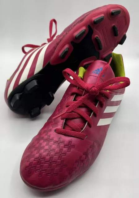 Adidas Predito Lz TRX Fg Football Soccer Boots Cleats US 5.5 UK 5 Pink / Green