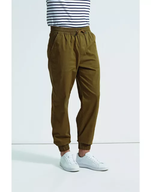 FISHING JOGGERS IN OLIVE GREEN. (all sizes) AQ055