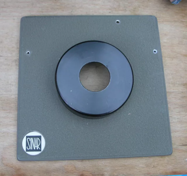genuino Sinar Norma & F P ajuste panel placa de lente cómputo 00 agujero 18 mm paso