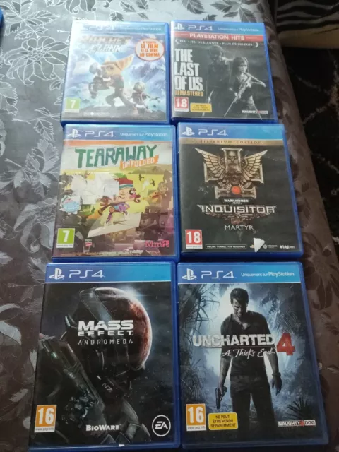 Lot Jeux Ps4