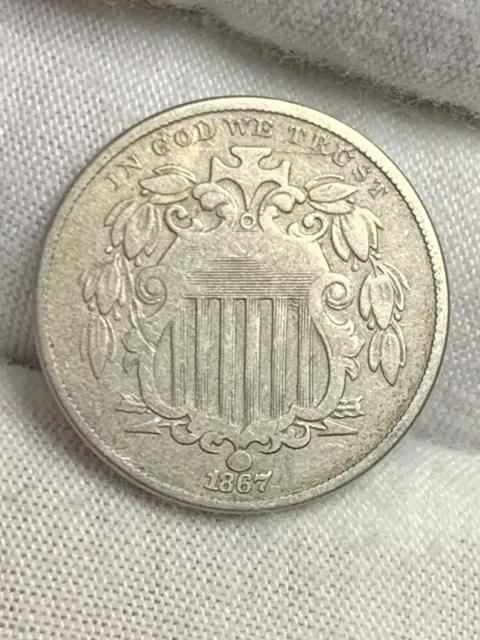 1867 Shield Nickel**056076A