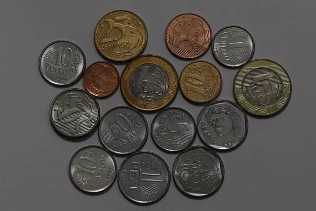 🧭 🇧🇷 Brazil 1990'S CURRENCY COLLECTION HIGH GRADE B58 #10 SS13
