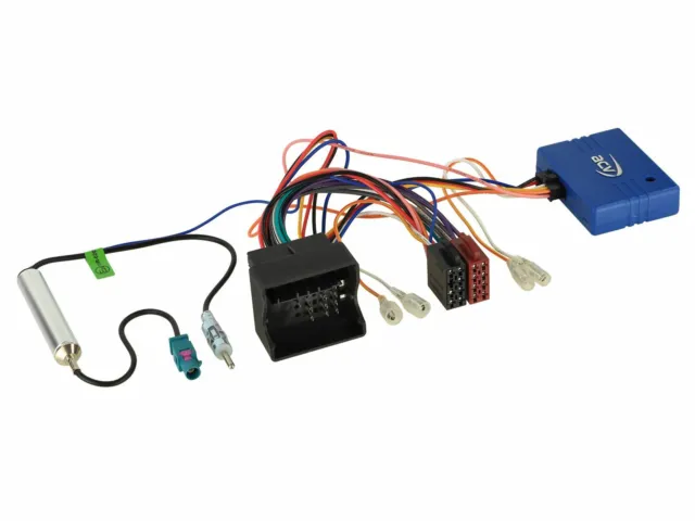 ACV Can-Bus Interface Quadlock Phantomeinspeisung Fakra DIN für Audi VW Seat Sko