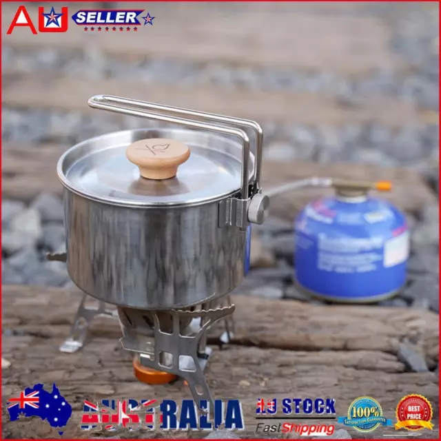 Outdoor Camping Hiking Portable Pot Tea Coffee Cooking Pot Water Kettle Teapot A