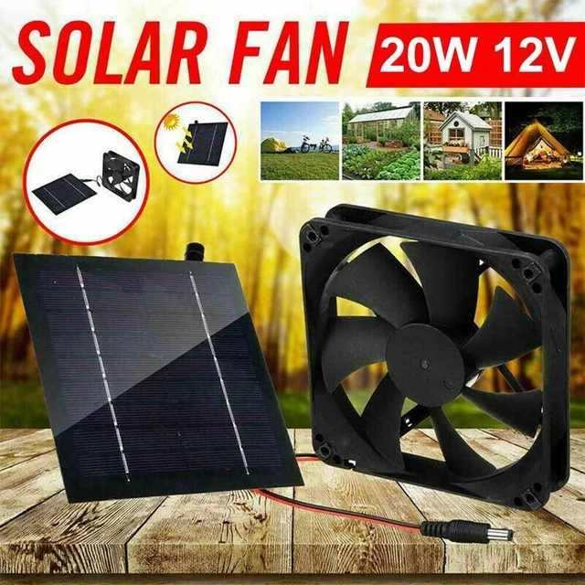 Ventilatore da Campeggio Solare con Luce, Ventilatore da Tavolo Portatile, Ricarica di Tipo C da 5200 MAh, Motore Brushless Regolabile a 4 Velocità, Timer LED a Basso Rumore da 4,5 M/s,(Verde