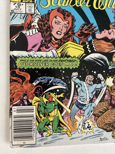 Vision and the Scarlet Witch #10 Comic Book 1986 Marvel Comics 2