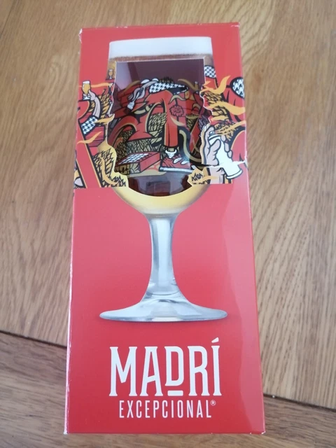 Madri Pint Glasses – Limited Edition Set Of 4 – UK Made, Party Bar Mancave Collectables