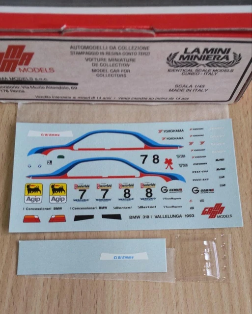 自動車 BMW 318i Agip Vallelunga 1993 Salvarani BMW 318I AGIP Vallelunga 1993 Salvarani $109.65 - PicClick