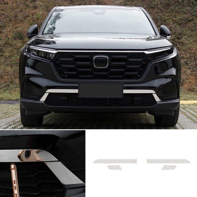 FOR HONDA CRV CRV 20232024 Front Bumper Lower Strip Guard Trim Chrome