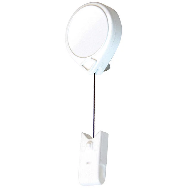 KEY-BAK 0056-015 MiniBak Blanco Clip Estándar Sin Torsión