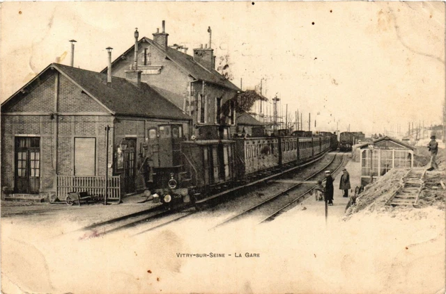 CPA AK VITRY-sur-SEINE - La Gare (390444)