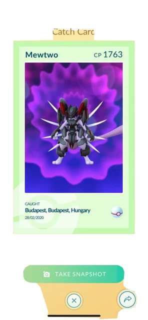 Pokemon Go, Armoured MewTwo.  Pokemon Trading