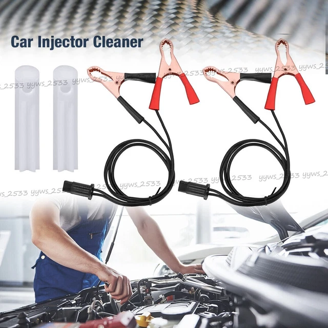 UNIVERSAL FUEL INJECTOR Flush Cleaner Adapter DIY Kit Car Cleaning Tool