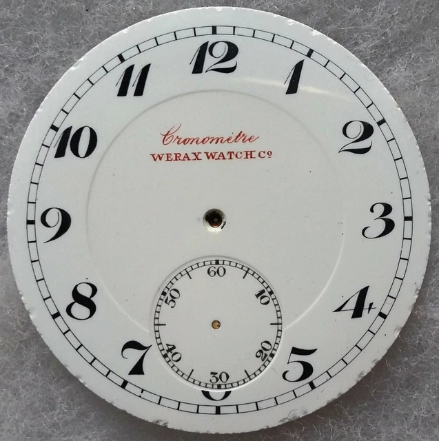Etui Montre Piece Horlogerie Pour Montre Un Ancien Cadran Emaille Pour Montre