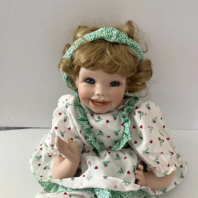 Hamilton Collection SHANNON Porcelain Doll 1992 15"Cindy Rolfe Coa 4208N Sweet