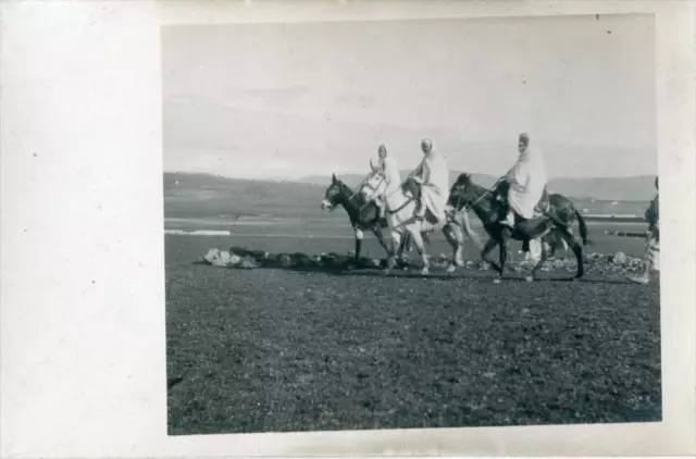 CPA MAROC FEZ VERITABLE CARTE PHOTO REVUE DU 22 FEVRIER 1915 LE PACHA DE FEZ (Cl