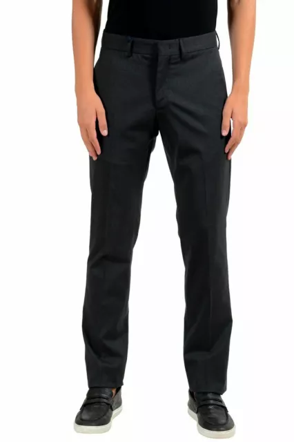 Moncler Men's Wool Charcoal Dress Pants Size 32 34 38 40