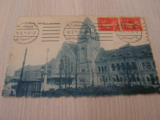 carte  postale metz la gare    ( ref46 M )