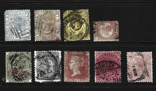 British Commonwealth ..  Queen Victoria issues from various countries .. 13317