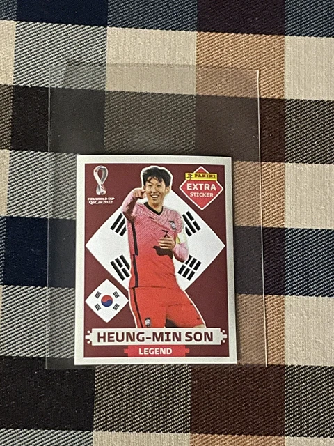 Autocollant Panini Qatar 2022 – Légende Heung-Min Son Base – Sorti Du Paquet