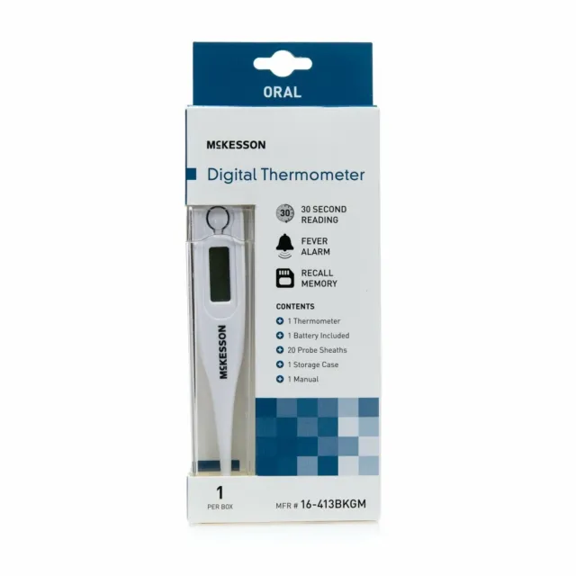 MCK-Digital Stick Thermometer McKesson Oral Probe Handheld