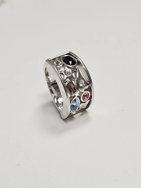 Bague GoldDream Nouvelle Zirconia Pour Femmes Taille 58 Or Blanc 333