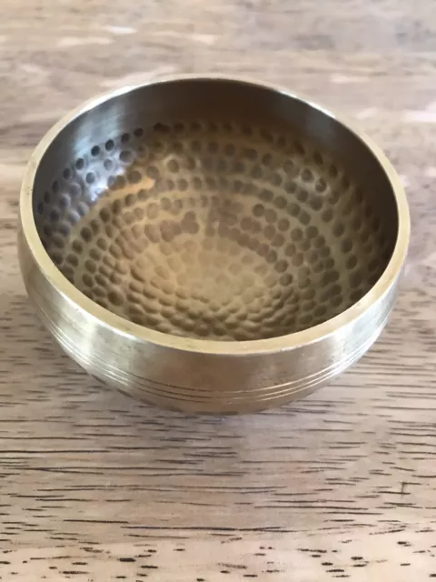 Singing Bowl Collectible For Meditation 3”GOLDEN