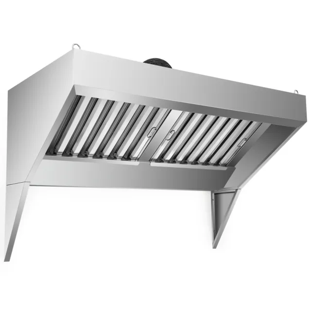 5 ft. Commercial Exhaust Hood Stainless Steel Commercial Range Hood for Kitchen