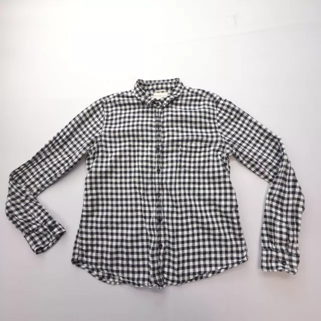 Denim & Supply Ralph Lauren RL Tomboy Button Up Shirt Womens Large Check *Flaw