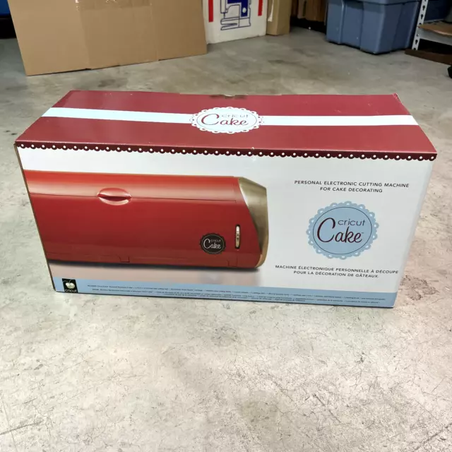 cricut cake machine red CCA001 no cords untested