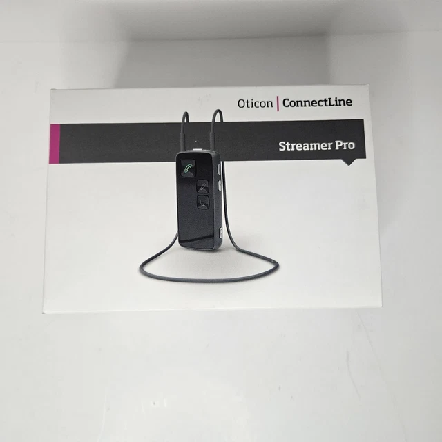 OTICON CONNECTLINE STREAMER Pro Hearing Aid Streamer + Cables $99.99 ...