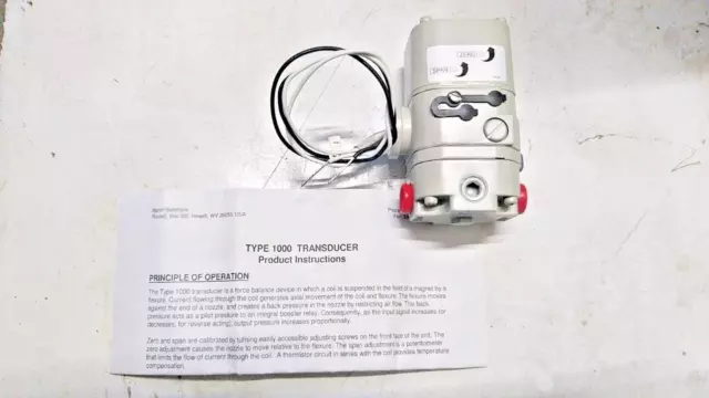 Bellofram 961-070-004 PRESSURE TRANSDUCER New Open Box #