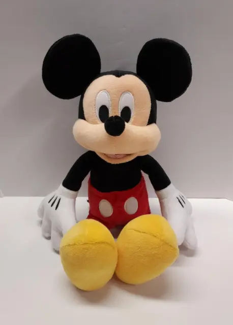 Mickey Mouse Disney Store 14" Plush Toy Excellent Condition