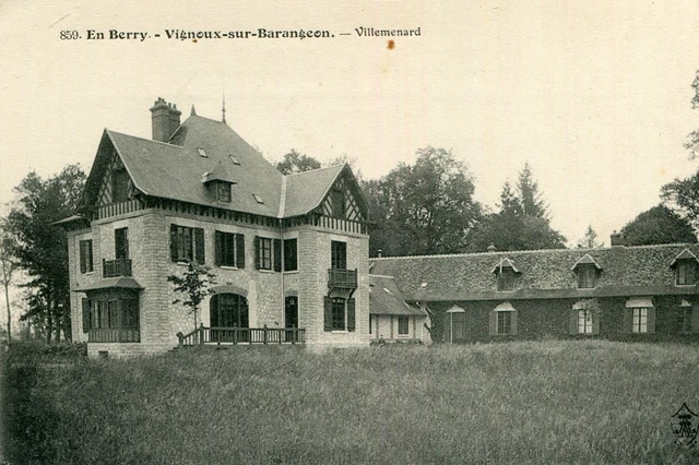 CARTE VIGNOUX SUR BARANGEON Villemenard EUR 4,00 PicClick FR