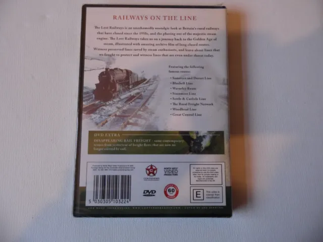 The Lost Railways - Golden Age of Steam - Abandon Railways - DVD - New & Sealed. 2