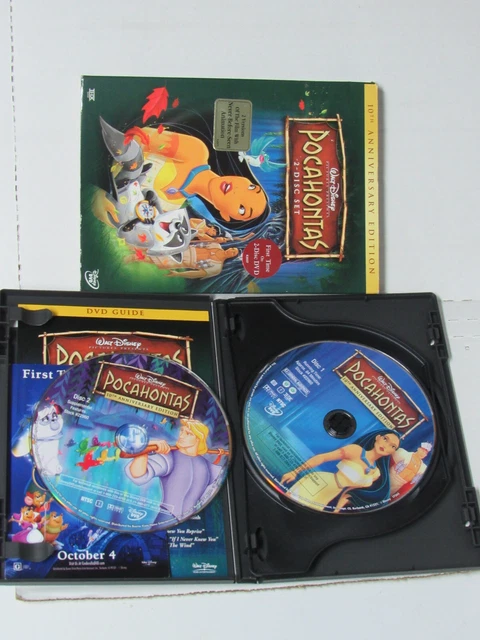 Pocahontas (Dvd, 2-Disc Box Set) Walt Disney, Like-New, Free Shipping 3