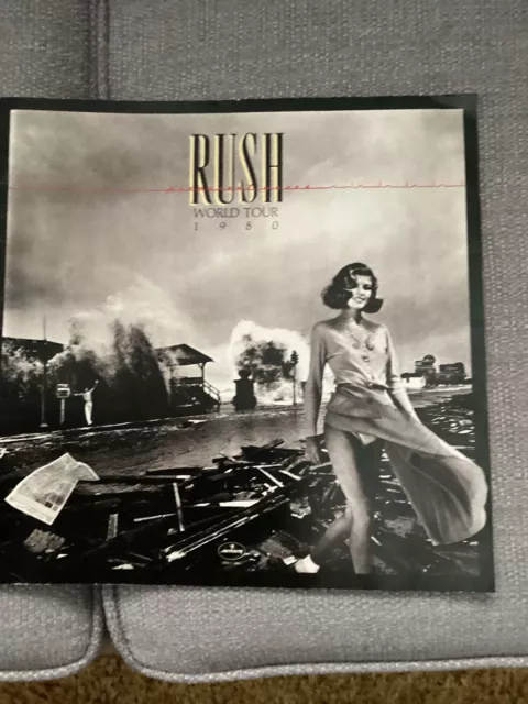 Rush Permanent Waves Tour 1980 Official Programme Uk