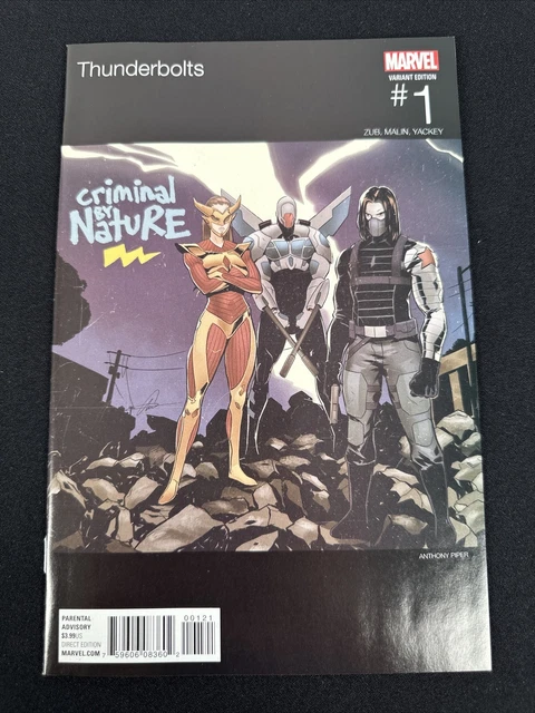 Thunderbolts (Marvel Comics 2016) #1 Piper Naughty By Nature Hip Hop Variant NM