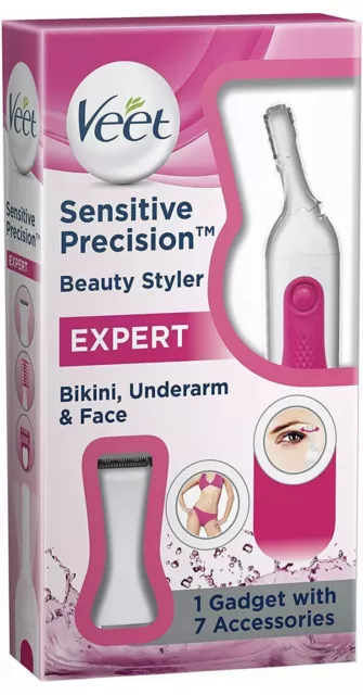 Veet Sensitive Precision wasserdichter Bikini Gesicht Haarschneider Kit Elektrorasierer