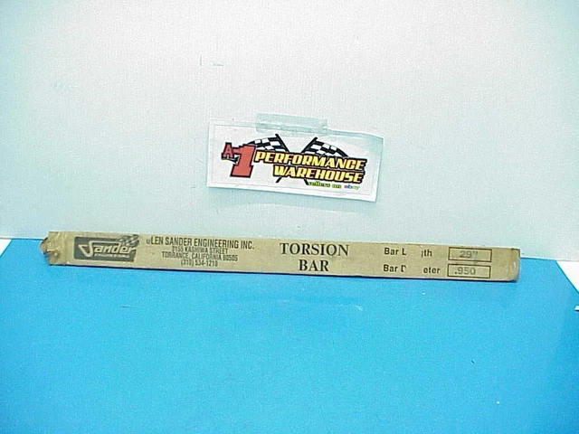Sander Engineering 29" Long .950" O.D. Torsion Bar Sprint Car Vintage JJ1
