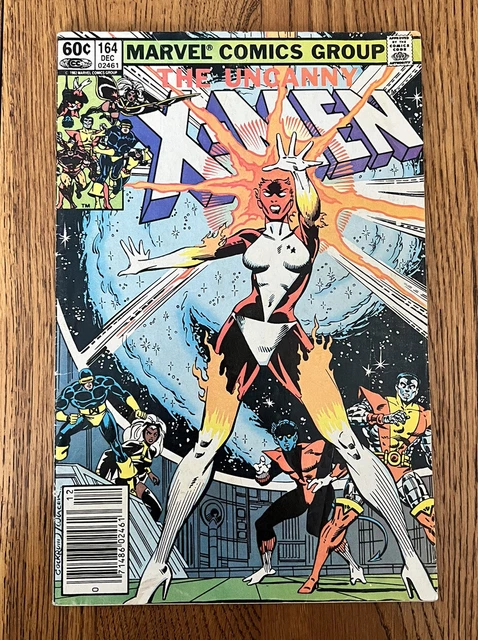 UNCANNY X-MEN # 164 MARVEL COMICS December 1982 NEWSSTAND VARIANT BINARY 1st APP