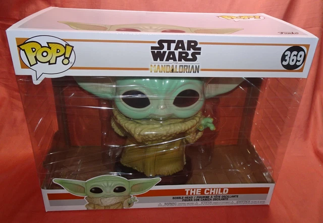Funko Pop 369 BOBBLE HEAD Star Wars The Mandalorian The Child Baby Yoda 10” 25cm