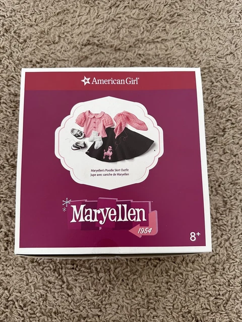 Nib American Girl Maryellen Poodle Skirt 5 Pc Outfit W Saddle Shoes Rare
