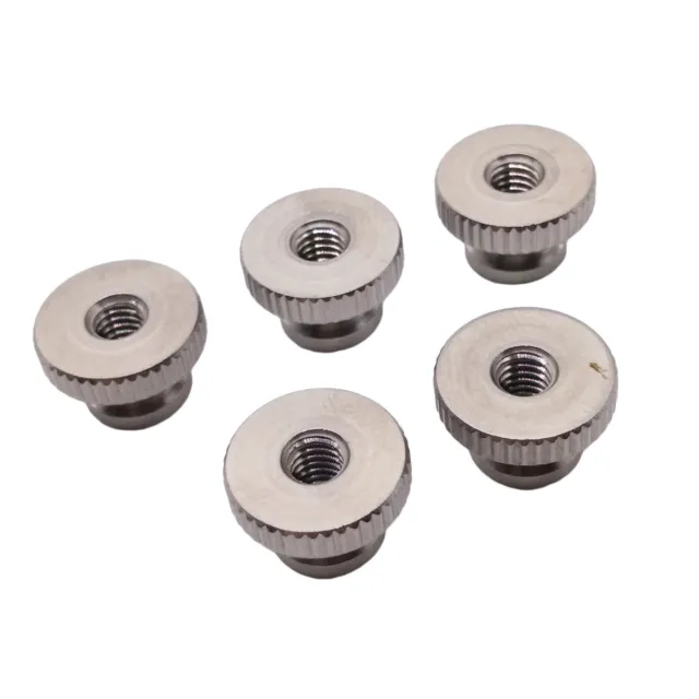 US Stock 5pcs M4 x 0.7mm Stainless Steel Knurled Thumb Nut Right Hand Thread